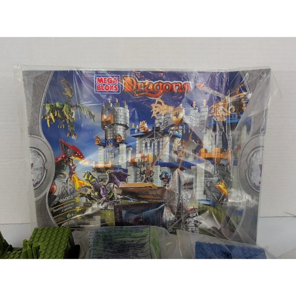 Mega Bloks Dragons Battlestorm Castle 96001 & Instructions Complete New No Box